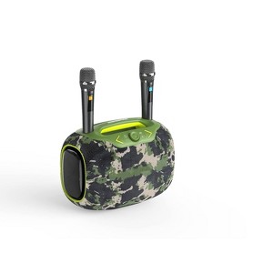 Worryfree Gadgets Party Box Wireless Bluetooth Portable Speaker with 2 Mics & Tripod Water Resistant - 1 of 3