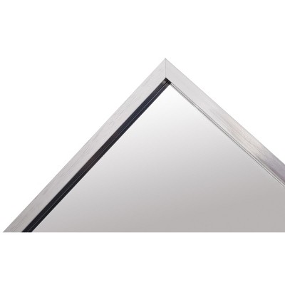 Silver Aluminum Frame Rectangular Wall Mirror 30x42