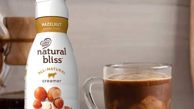 Coffee mate Natural Bliss Hazelnut Creamer - 1qt, 2 of 10, play video