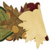 Saro Lifestyle Table Runner With Beaded Fall Leaves Design, Multicolored, 13" x 36" - 2 of 3