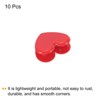 Unique Bargains Multifunctional Office Photo Paper Heart Bag Clip 10 Pcs - 3 of 4
