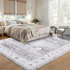 Washable Kitchen Rug, Soft Non-Slip Floral Runner for Hallway, Entryway, Laundry, Bathroom - 3 of 4