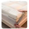 Okak Modern Cotton Deep Topper Tufted Mattress Pad for Comfy Sleep,Overfilled Bed Mattresses Protective Pad - 4 of 4
