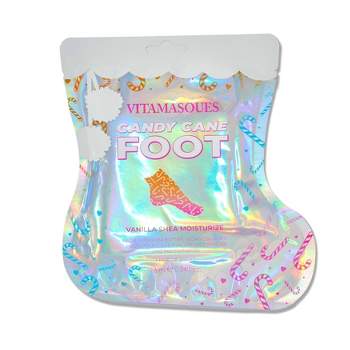 Vitamasques Candy Cane Foot Mask - 0.54 fl oz