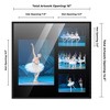 PosterPalooza | Black Finish Collage Frame - Black Mat, 20 Frame Sizes to Choose From, UV Acrylic - 2 of 4