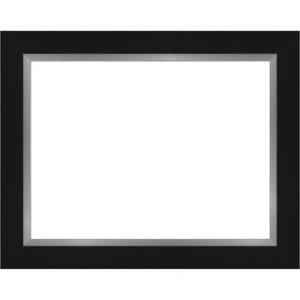 Amanti Art Eva Black Silver Framed Dry Erase Magnetic Board - 1 of 4