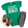 The Juniper Shop Littlest Football Bro Baby Short Sleeve Bodysuit - 12M - Kelly - 3 of 4