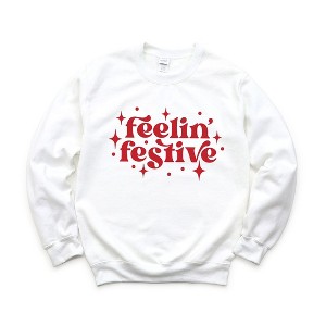 Simply Sage Market Women's Graphic Sweatshirt Whimsical Feelin Festive - 1 of 4
