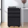 NicBex 3 Drawer Mobile File Cabinet with Lock for Home Office Organizer Letter/Legal/A4 - 2 of 4