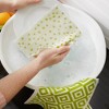 Design Imports  Swedish Dishcloth Set/3, Reusable & Absorbent, Avocado & White - 2 of 4