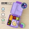 OMIEBox Insulated Bento Lunch Box with Leakproof Thermos Food Jar 3 Compartments - 3 of 4