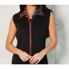 Women's Zip Front Long Vest - Angel Apparel - 3 of 4