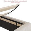 TackView Twin Bed Frames,Twin Bed Frame with Upholstered Headboard, Bed Frame Twin Corduroy Mattress Foundation - 4 of 4