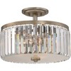 Quoizel Lighting Mirage 3 - Light Semi-Flush Mount in  Vintage Gold - 2 of 4