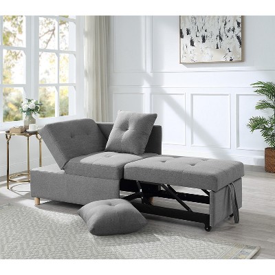Sofa bed chair 3 in 1 convertible, recliner, single recliner