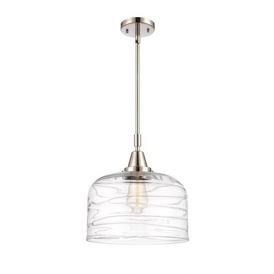 Bell - 1 Light Stem Hung Mini Pendant In Industrial Style-14.13 Inches Tall and 12 Inches Wide
