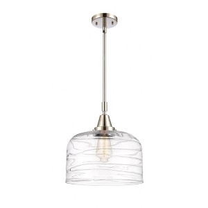 Bell - 1 Light Stem Hung Mini Pendant In Industrial Style-14.13 Inches Tall and 12 Inches Wide - 1 of 1