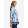 Jessica London Women's Plus Size Stretch Knit Swing Tunic - 4 of 4