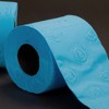 Roll-Lux Multicolor Toilet Paper - 3-Ply Premium Tissue in Black, Red, Green, Yellow, Orange, Blue, Pink, 2 Rolls, Vibrant & Luxurious - 4 of 4