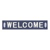 Farmhouse Wood Wall Decor Blue - Olivia & May: Welcome Sign, Modern Style, Vertical Orientation - image 2 of 4