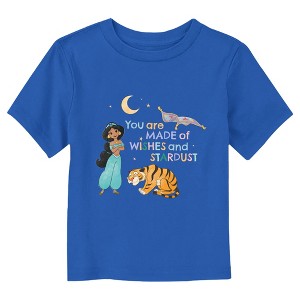 Disney Jasmine and Rajah Wishes and Stardust  T-Shirt - Royal Blue - 4T - 1 of 3