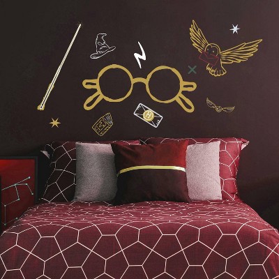 Hogwarts Crest Wall Decal Sticker Bedroom Vinyl Kids Harry Potter Logo  Badge