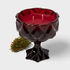 Faceted Coup Haunt Couture Glass Filled Red Wax Candle - Threshold™ - 3 of 4