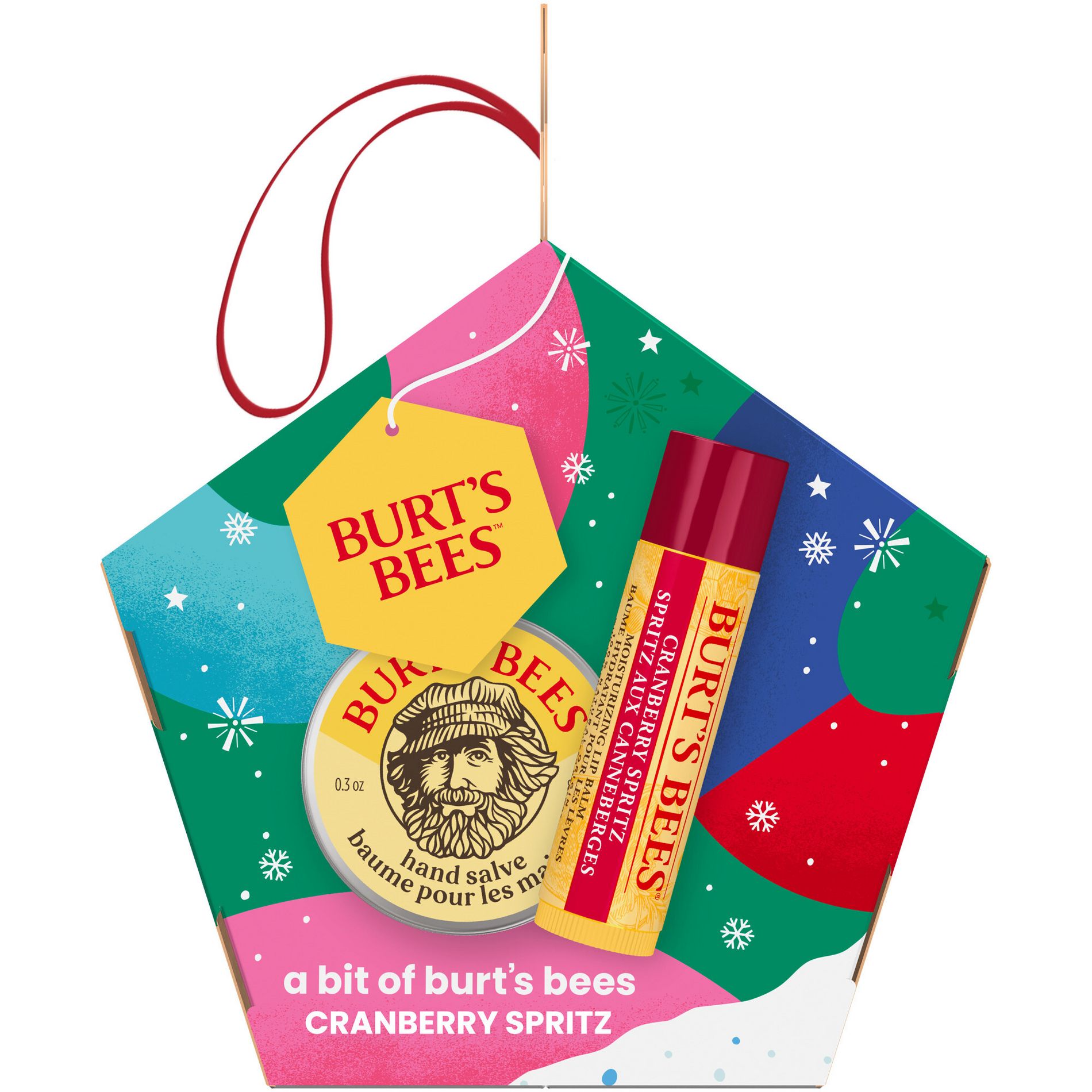 Burt's Bees Bit of Burt's Lip Balm Gift Set - Cranberry Spritz - 2pc