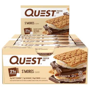 Quest Nutrition 21g Protein Bar - S'mores - 12ct