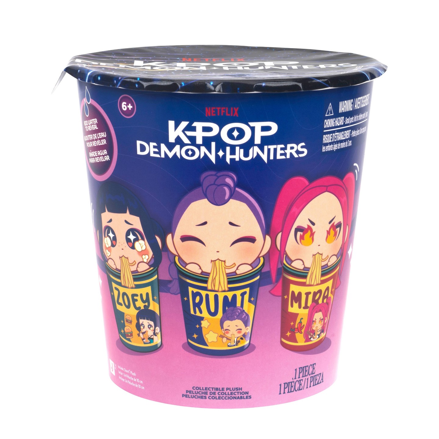 Детские мягкие игрушки KPop Demon Hunters KPop Demon Hunter 3" Blind Mini Ramyeon Cups Assortment Rosebay — фото 2