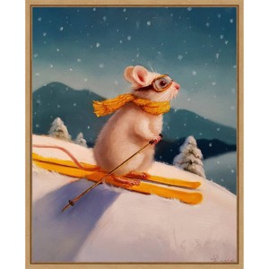 Amanti Art 23"x28" Free Rider by Lucia Heffernan Framed Canvas Wall Art Print - 1 of 4