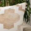 Velie Pillow - Beige/White - 18"X18" - Safavieh - 3 of 4