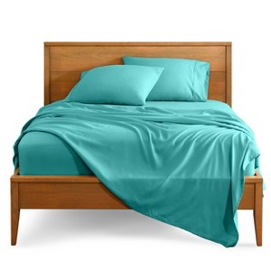 4 Piece Sheet Set - Ultra Soft, Double Brushed, Easy Care - Bare Home - 1 of 4
