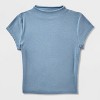 Women's Slim Fit Short Sleeve Mock Turtleneck T-Shirt - Wild Fable™ - 4 of 4