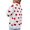 Women's Christmas Cardigan, Long-Sleeve Open-Front Holiday Sweater, Festive Casual Layering Top for Winter - 3 of 4