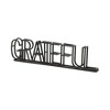 Cheung's Colma Black Metal Grateful Table Sign - 3 of 4