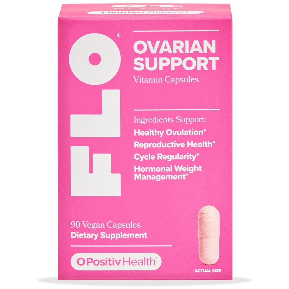 Photos - Vitamins & Minerals O Positiv FLO Ovarian Support Capsules - 90ct