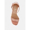 Klebba Pearls Embellished Satin Sandals Women - 4 of 4