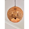 Casablanca 3-Light Palladian Bronze Pendant Light - 2 of 4