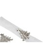 C&F Home Silver Christmas Tree Decorative Napkin Ring, Set of 4 - 2 of 4