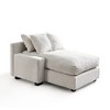 NicBex Sofa Couch,Daybed with Square Armrests and Removable Cushioned Backrests,Upholstered Sofa for Living Room,Office - 4 of 4