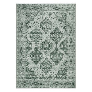 coucheta Vintage Irregular PatternRunner Rug Non Skid Washable Ultra-Thin Long Carpet for Indoor Bedroom Entryway Office Kitchen - 1 of 4