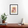 Deny Designs LouBruzzoni Girl with Pink Bow Black Framed Art Print - 2 of 4