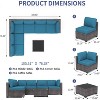 7-Piece Outdoor Rattan Patio Furniture Set - 2 of 4