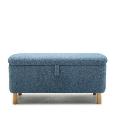 VYNXARIA Basics Upholstered Storage Ottoman and Entryway Bench