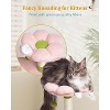 2-Door Large Cat Condo Cave Bed for Big Adult Cats, 41.2'' Cute Cat Tower with Scratching Posts - 3 of 4