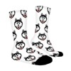 Husky Dog Women Printed Crew Socks Funny Funky Socks Soft Polyester Novelty Gifts for Artists Men - 3 of 4
