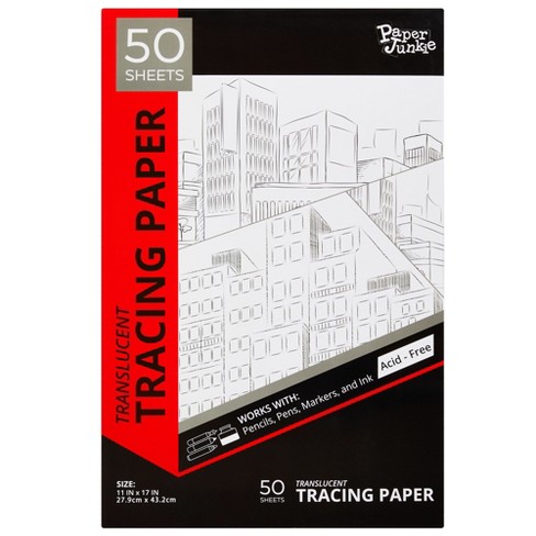 PB - Oil Absorbing Paper/Tracing Paper/Butter Paper Multipurpose Tranperent  21.8 x 19.7 cm- Pack of