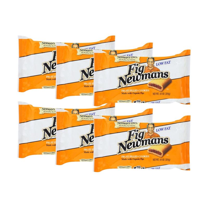 Newman's Own Fig Newmans Low Fat Fruit Filled Cookies - Case of 6/10 oz, 1 of 6