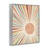 Stupell Industries Children's Bold Summer Sun Warm Tone Abstract Rays Framed Giclee Art - 2 of 4